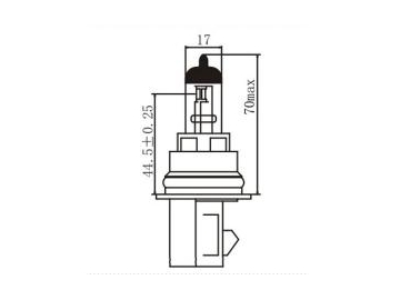 Bombilla para faros de automóvil HB1 (9004)