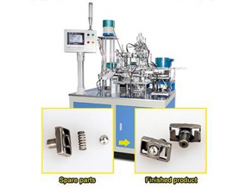 Sistema de montaje automatizado para tapón de vena del block de aceite