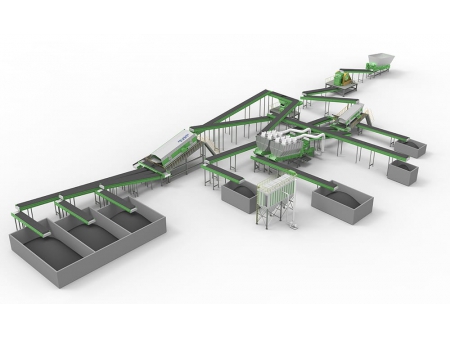 Sistema de tratamiento de residuos de construcción