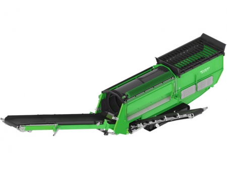 Cribadora de tambor móvil