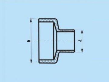 Accesorios de soldadura a tope, accesorios para tuberías HDPE para agua