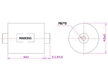 Capacitor de polipropileno metalizado MKP-GW