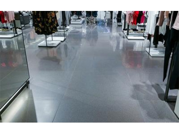 Baldosas de porcelana efecto mármol para la Cadena de tiendas Zara