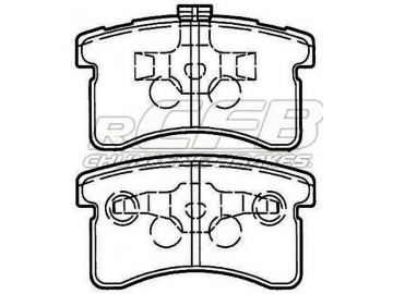 Pastillas de Freno para Vehículos de Pasajeros Daihatsu