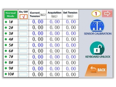 Fileta para urdido, con control inteligente de la tensión del hilo