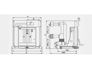 Disyuntor de vacío para interiores 12/24kV, AVS7