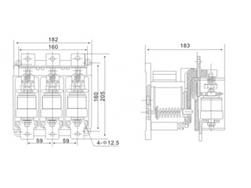 Contactor en vacío CKJ5-125/250/400/600