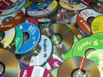Reciclaje de disco compacto (CD)