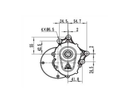 Motor de Imán Permanente, con Escobillas 250W (2800 RPM) - ZD101AZ1