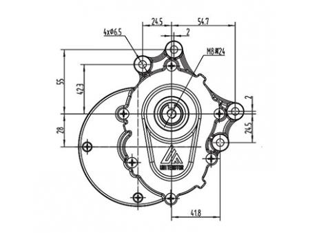 Motor de Imán Permanente, con Escobillas 250W (2800 RPM) - ZD101AZ2