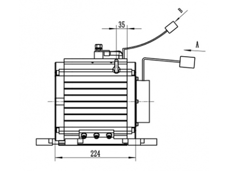 Motor de Tracción 5000-8000W (Sin Escobillas), TZ210BX-P