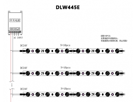 Tira LED rígida con iluminación lateral DLW445E / DLW446E