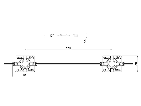 Módulo LED, retroalimentación MJX262D (1.5W)