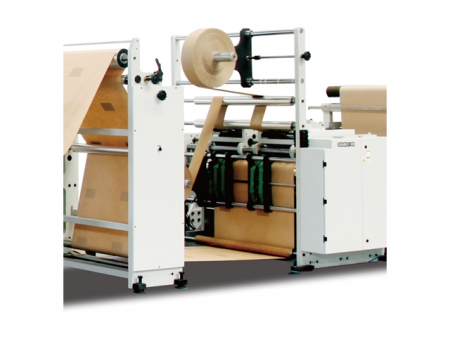 Máquina para fabricar bolsas de papel con fondo cuadrado, tipo rollo continuo,  SBH330BW PAV02C
