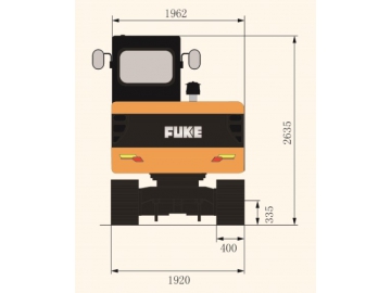 Excavadora sobre oruga, FK65-9