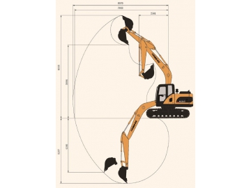 Excavadora sobre oruga, FK135-9