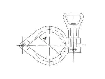 Abrazadera Clamp, de Perno Único; Abrazaderas Sanitarias