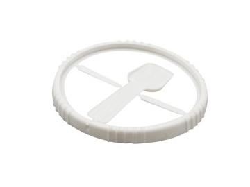 Tapa redonda de plástico con cuchara IML de Ø71.86mm, CX023