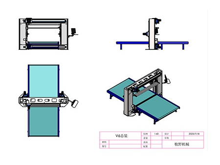 Máquina cortadora de contornos CNC horizontal y vertical HV6