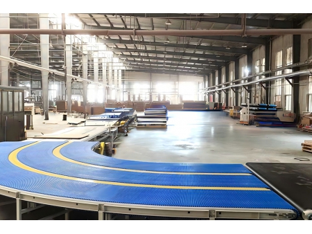 Transportador curvo de 90°