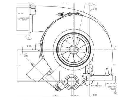 Turbocompresores de Recambio para Motores Komatsu; Turbos de Repuesto