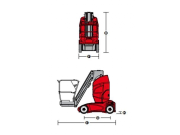 Plataforma de mástil vertical, Serie IMP-J