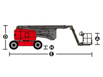 Plataforma articulada autopropulsada, HZ180JRT/HZ200JRT/HZ260JRT