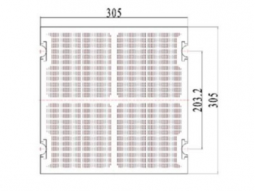 Paneles Modulares, para Cribado; Medios de Cribado