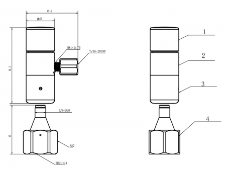 Regulador de CO₂ BP15 Integrado para Dispensar Cerveza de Barril, Regulable de 0~8 PSI, con Caudal de Hasta 8L/min