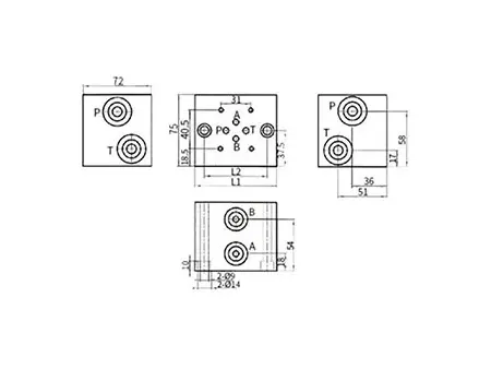 Colector de circuito paralelo de flujo NG6