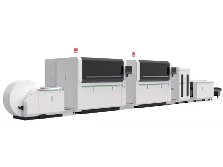 Impresora rotativa inkjet digital de 4 colores