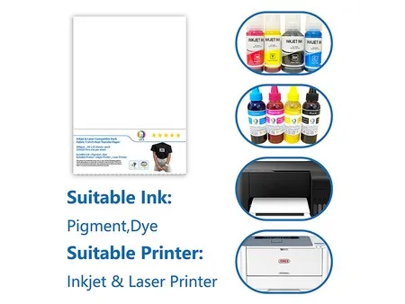 Papel transfer inkjet