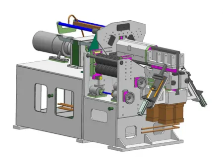 Roladora de rines con sistema de carga automática / Dobladora de rines