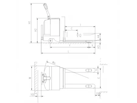 Transpaleta eléctrica