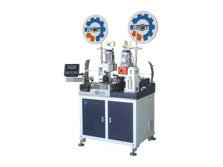 Máquina crimpadora automática de terminales de dos lados de alambre de alta precisión