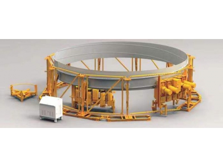 Máquina para fabricar silos en espiral