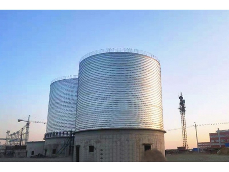 Silos de fondo plano