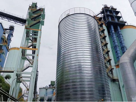 Silos de fondo plano