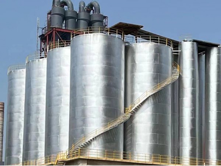Silos de fondo plano