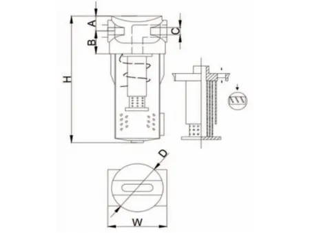 Separador de agua ciclónico -  Serie SQS