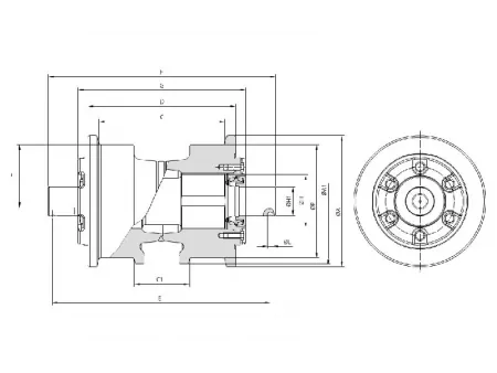 Rodillo superior para bulldozer Caterpillar D9T