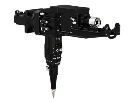 Cabezal de corte láser de fibra biselado de 15 kW (péndulo simple , ángulo recto, autoenfocable)