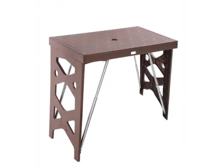 Juego de mesa y sillas plegables rectangulares