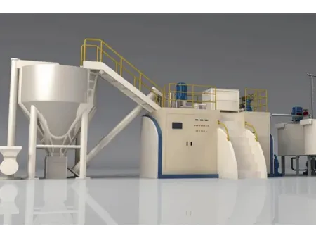 Sistema automático de mezcla de almidón