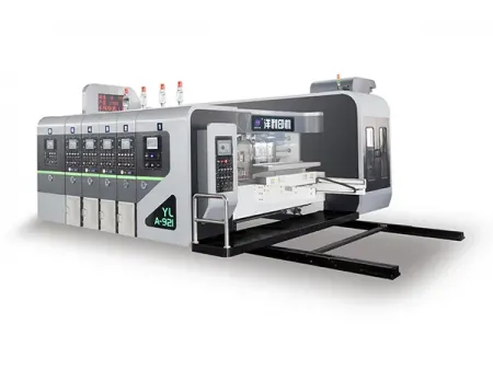 Impresora, ranuradora, troqueladora rotativa con alimentador de borde delantero, CZYL-A