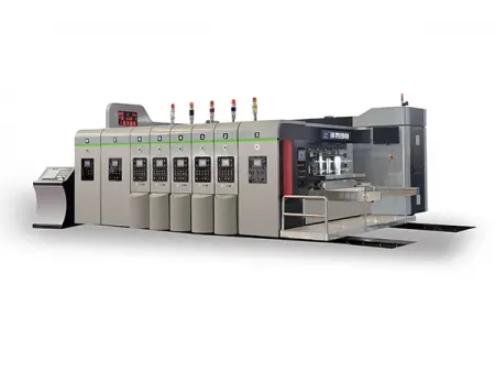 Impresora, ranuradora, troqueladora rotativa con alimentador de borde delantero, CZYL-B