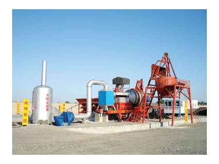 Planta dosificadora de asfalto móvil