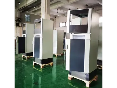 Gabinete de servidores de red para instalación en piso