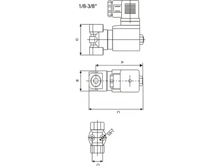 Serie 2WH  Válvula solenoide de latón de 2/2 vías