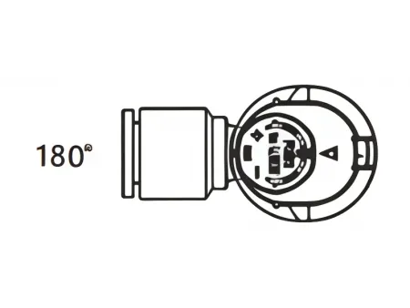 Racor a presión para control de fluido